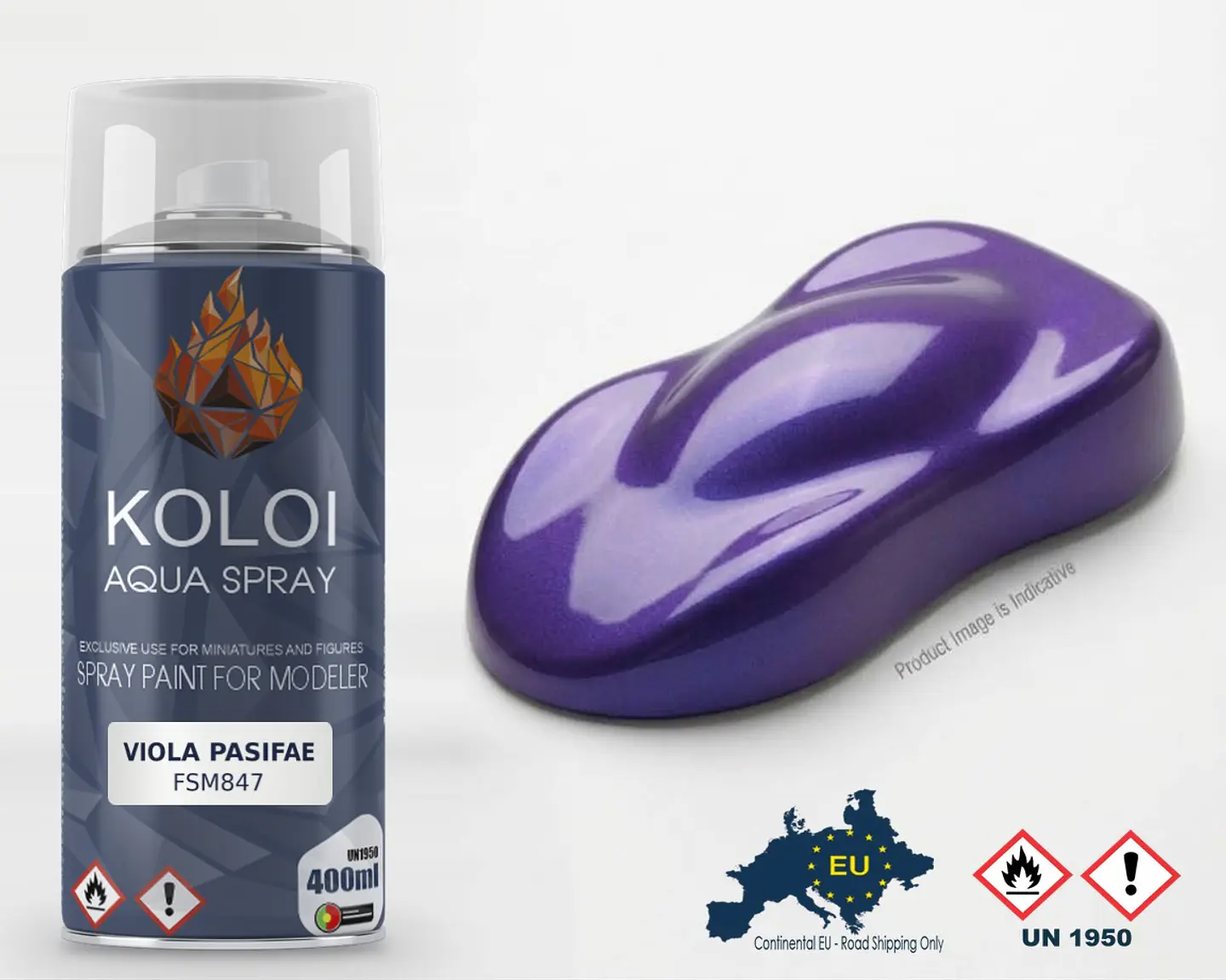 LAMBORGHINI VIOLA PASIFAE + BASE COLOR – Koloi Aqua Spray 400ml 1