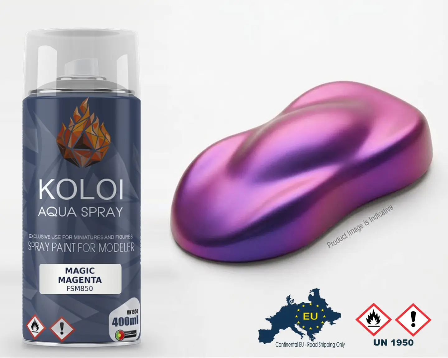 PORSCHE MAGIC MAGENTA – Koloi Aqua Spray 400ml 1
