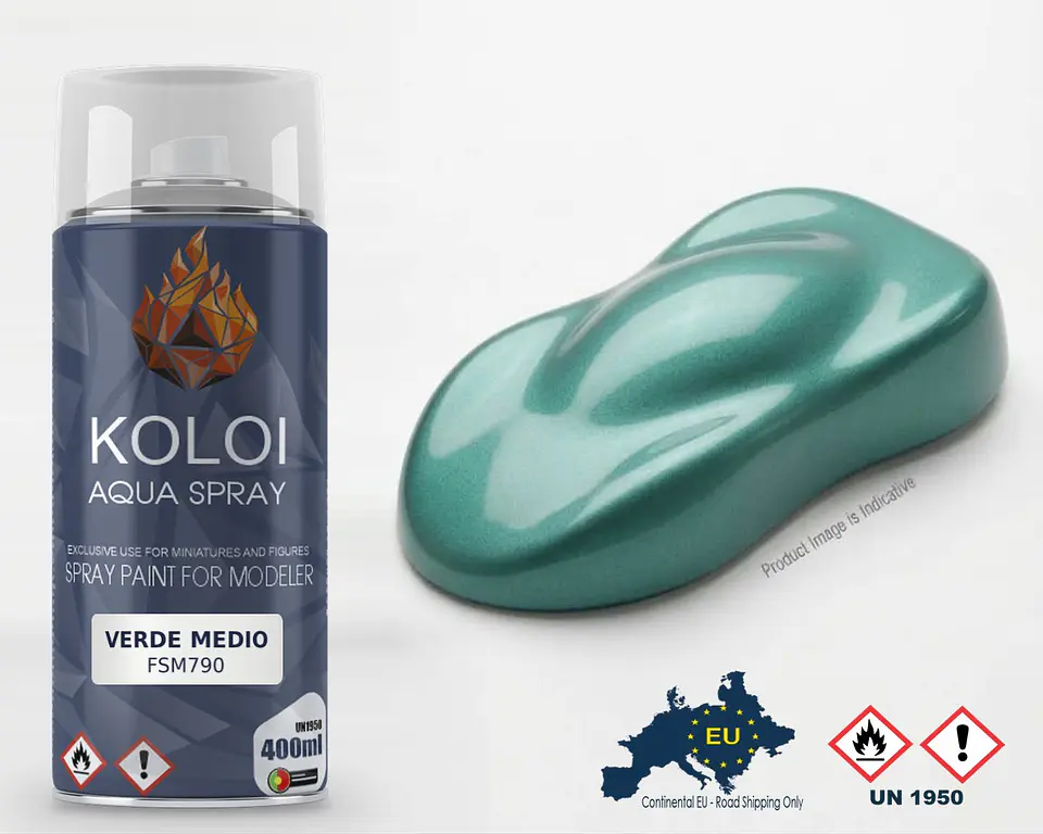 Verde Medio Nijinsky + BASE – Koloi Aqua Spray 400ml 1