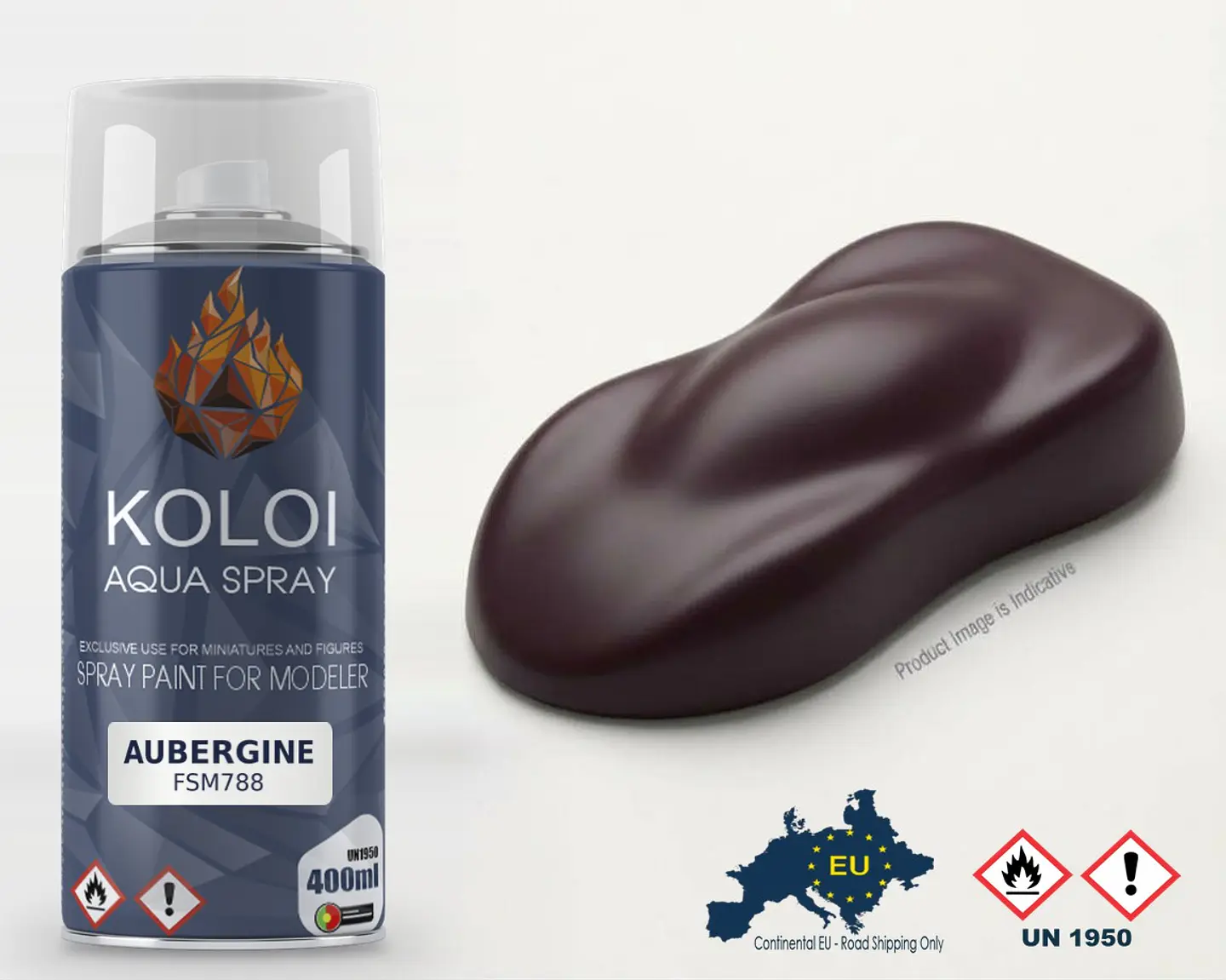 Aubergine Porsche – Koloi Aqua Spray 400ml 1