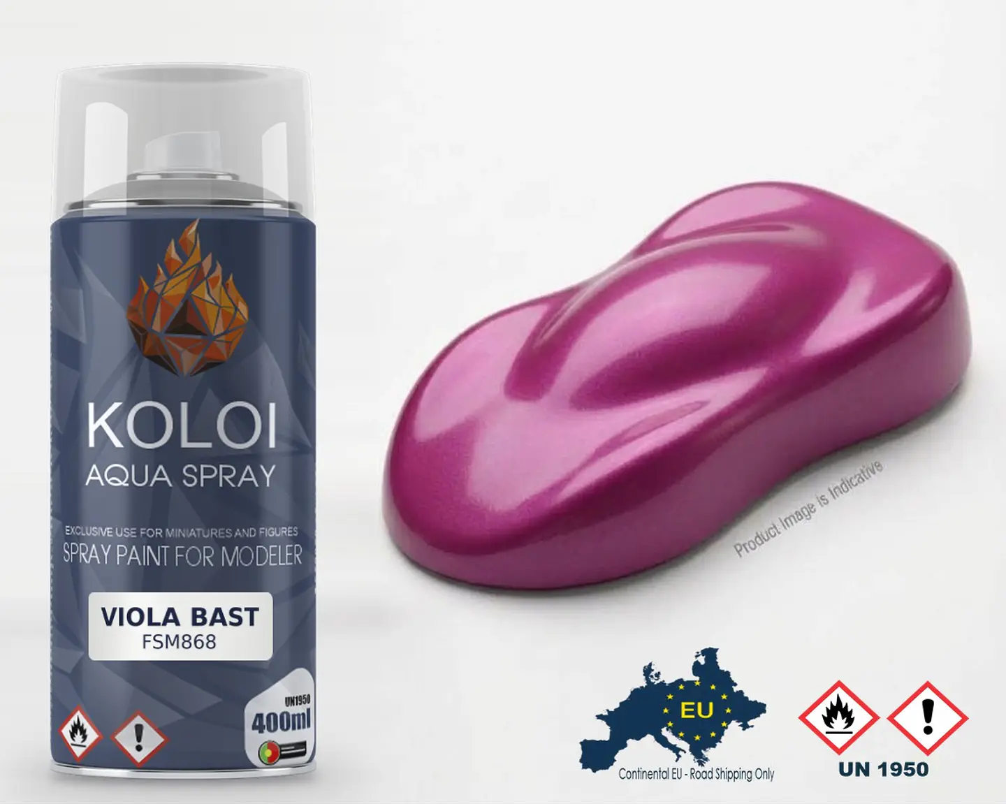 LAMBORGHINI VIOLA BAST – Koloi Aqua Spray 400ml 1