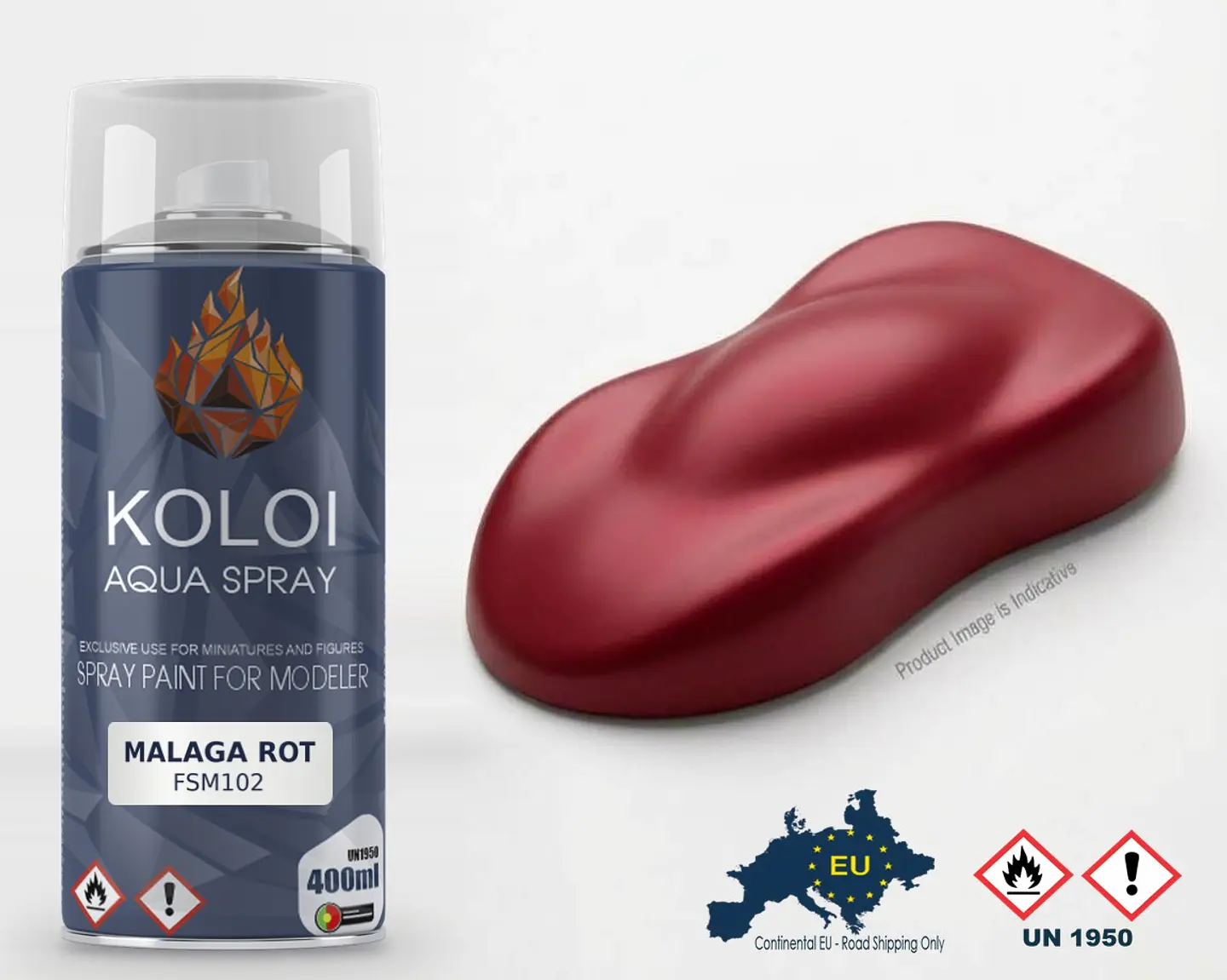 Malaga Rot – Koloi Aqua Spray 400ml 1