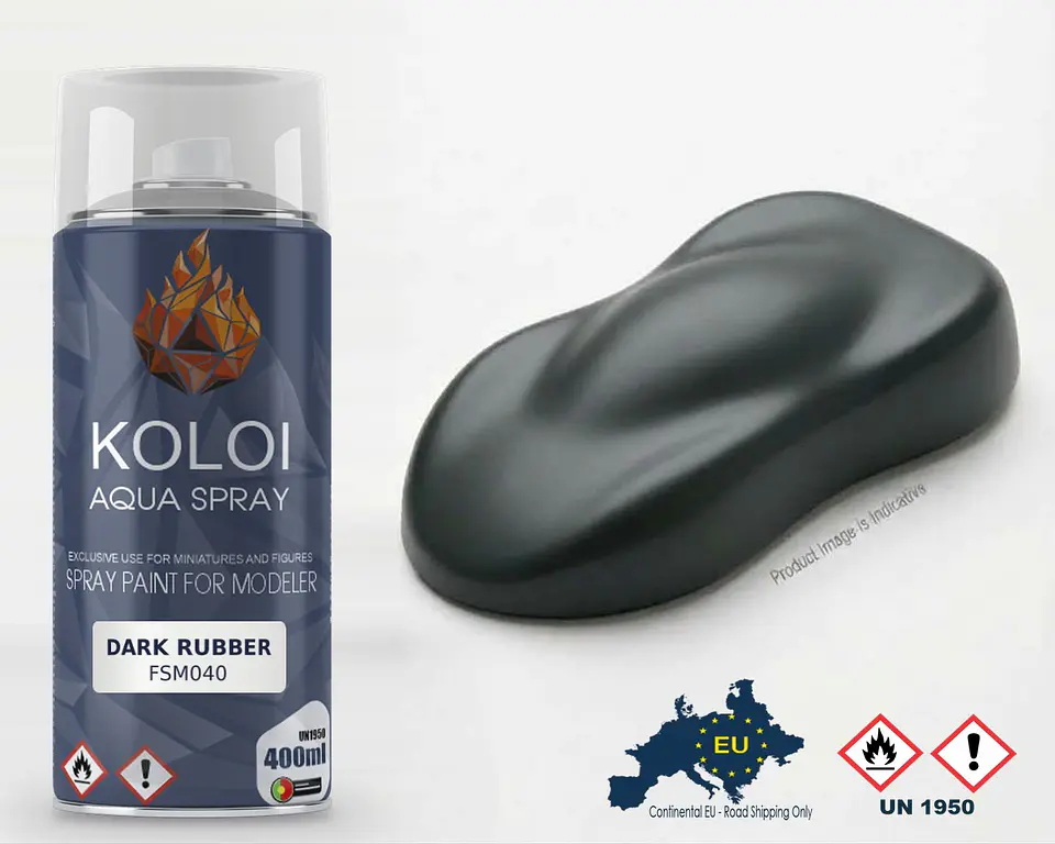 Dark Rubber – Koloi Aqua Spray 400ml 1