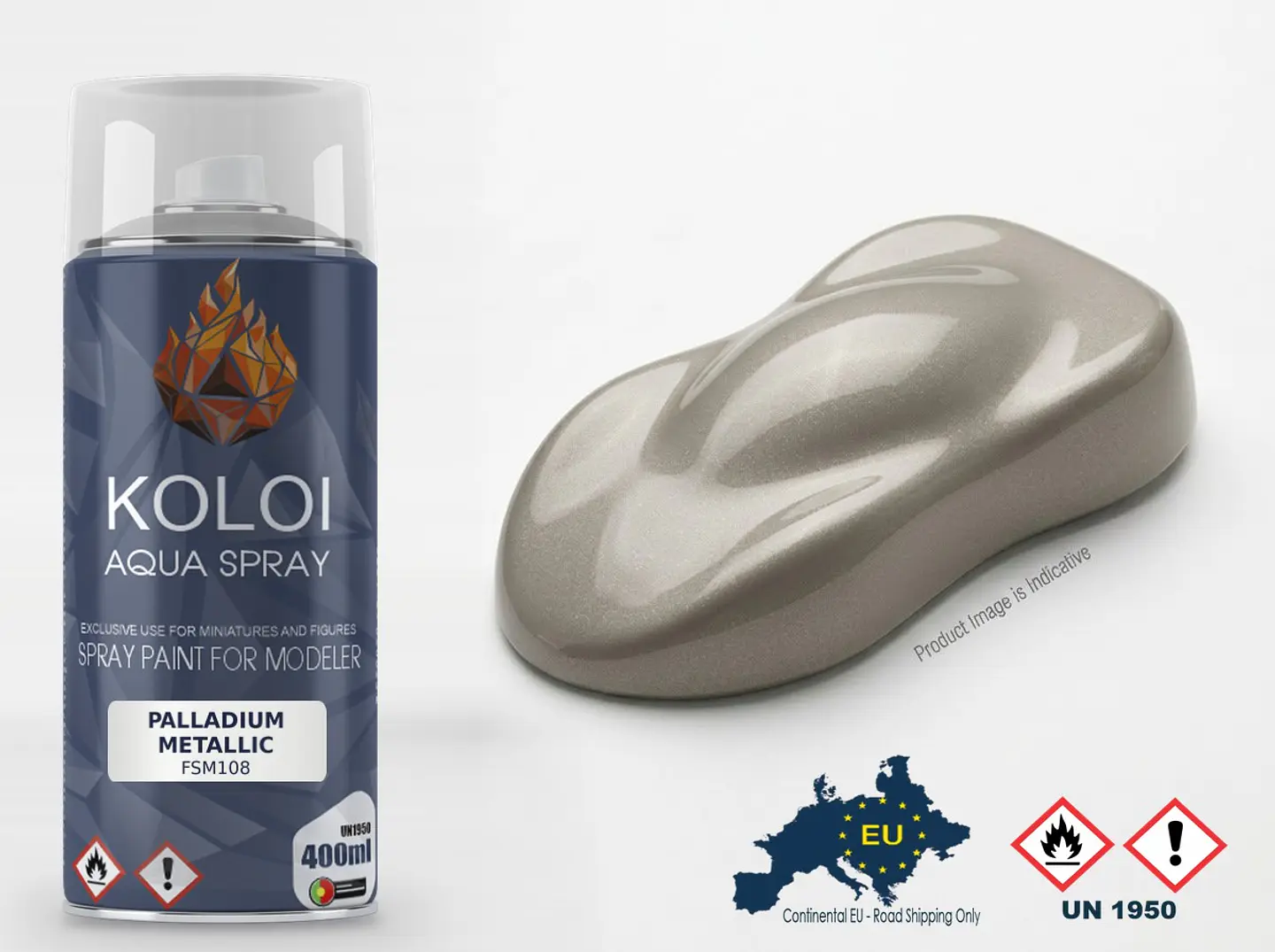 Palladium Metallic – Koloi Aqua Spray 400ml 1