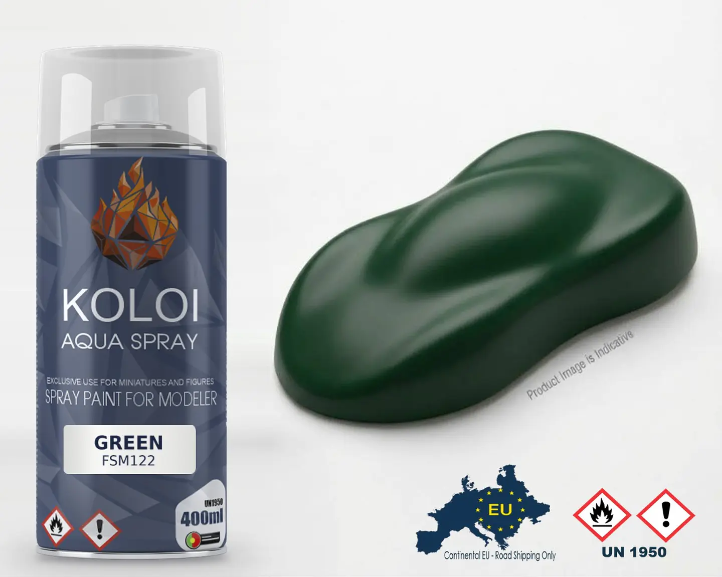 Green – Koloi Aqua Spray 400ml 1