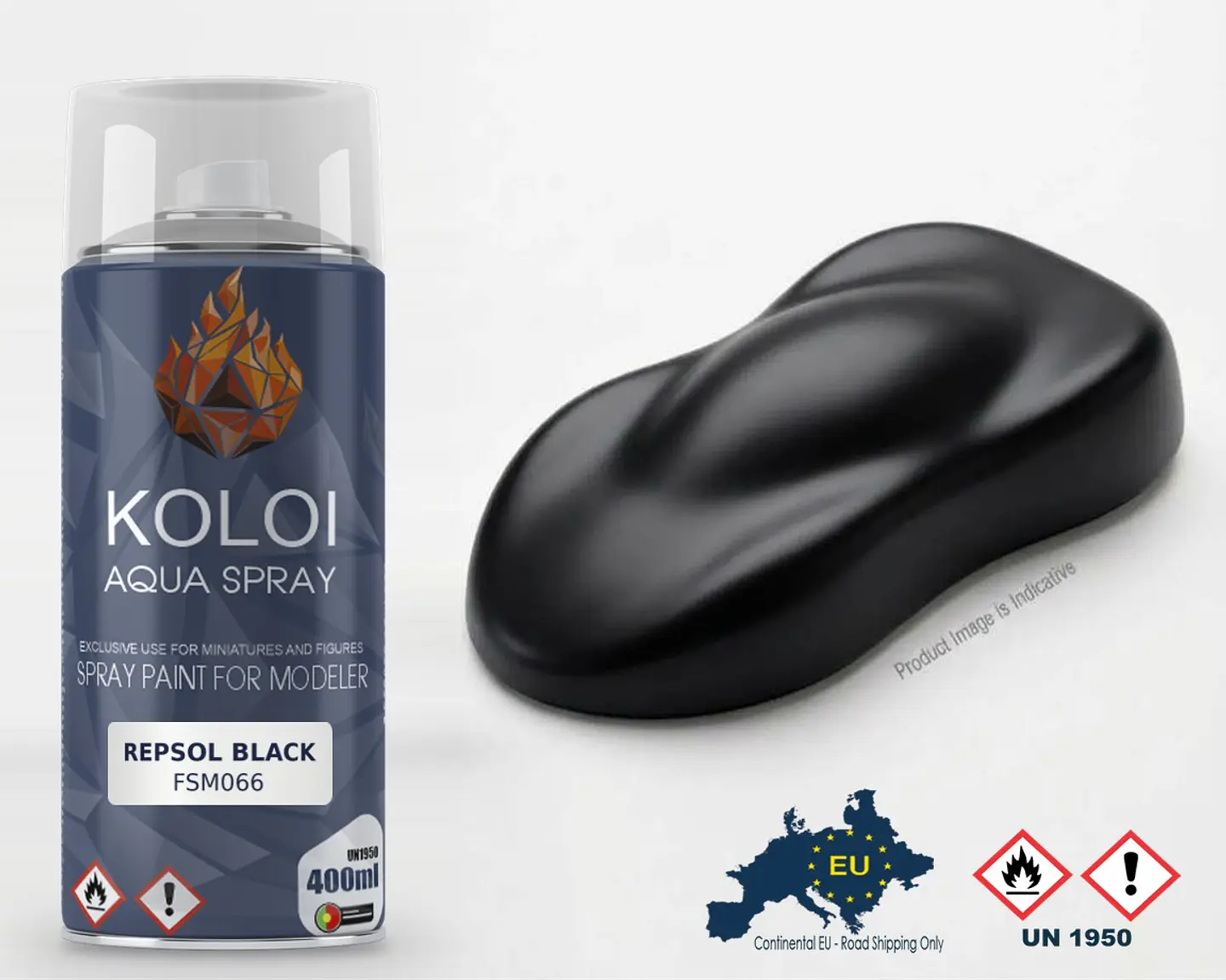 Repsol Black – Koloi Aqua Spray 400ml 1