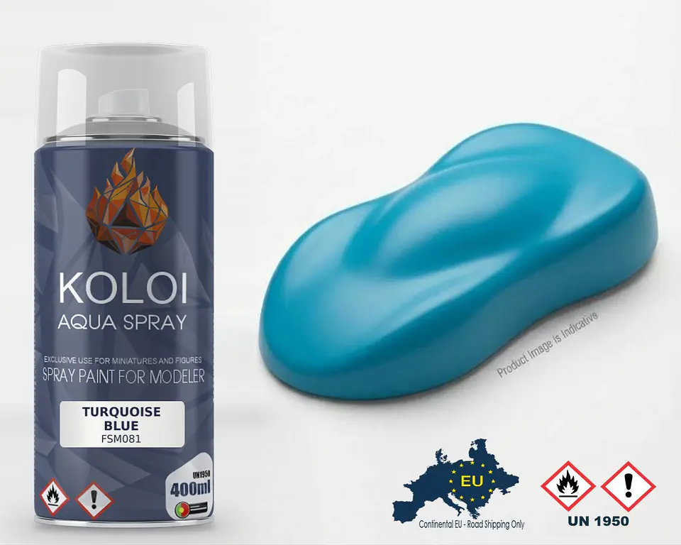 Turquoise Blue – Koloi Aqua Spray 400ml 1