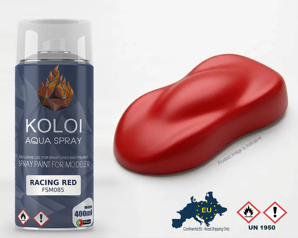 Racing Red – Koloi Aqua Spray 400ml 1