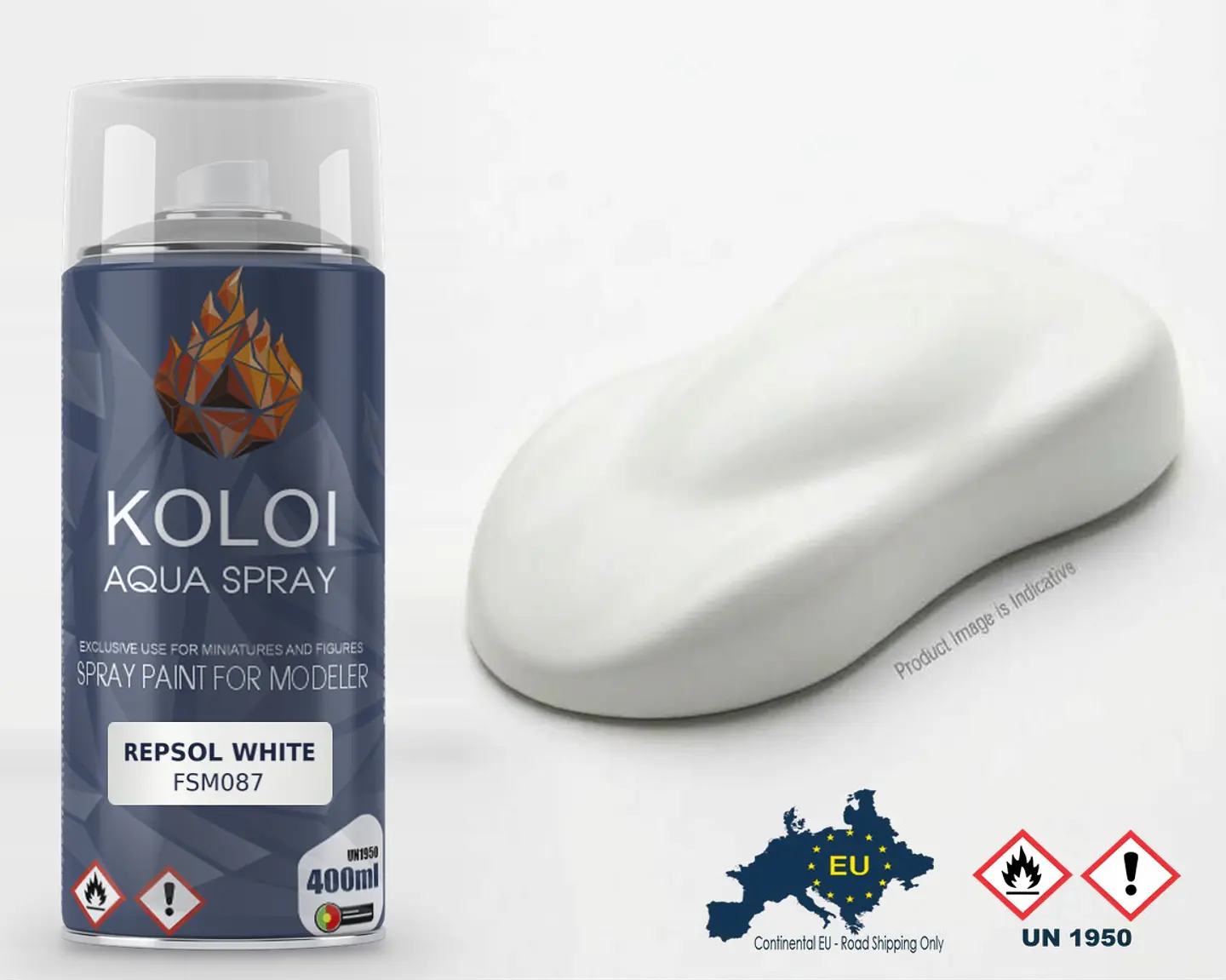 Repsol White – Koloi Aqua Spray 400ml 1