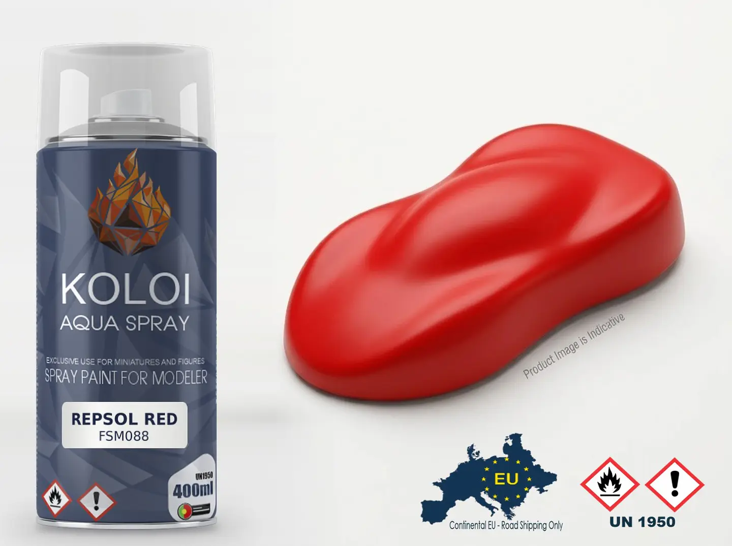Repsol Red – Koloi Aqua Spray 400ml 1