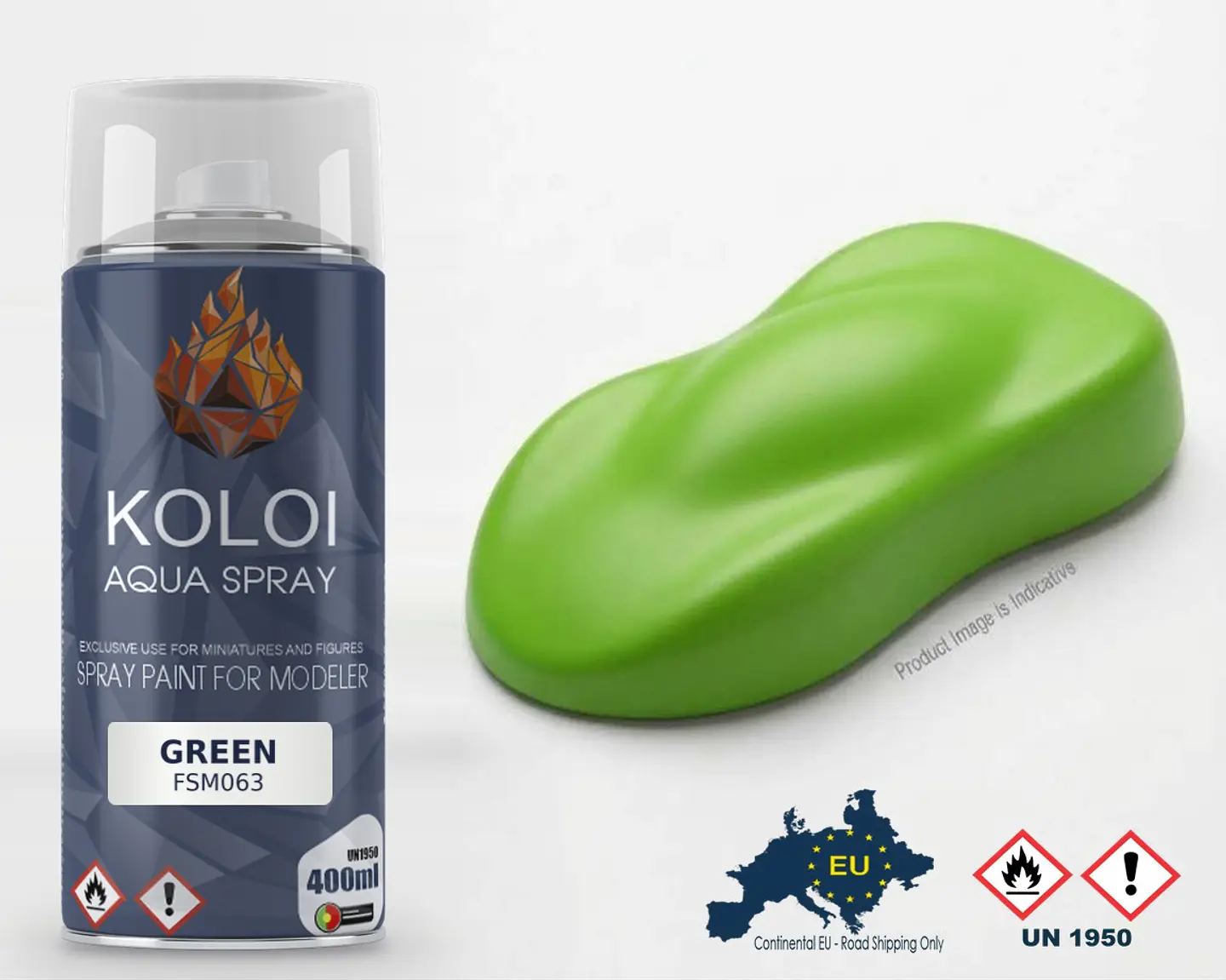 Green – Koloi Aqua Spray 400ml 1