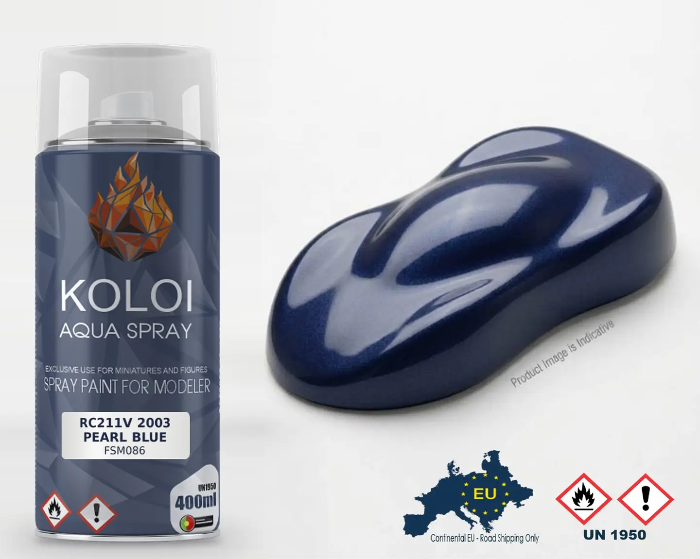 RC211V 2003 Pearl Blue – Koloi Aqua Spray 400ml 1