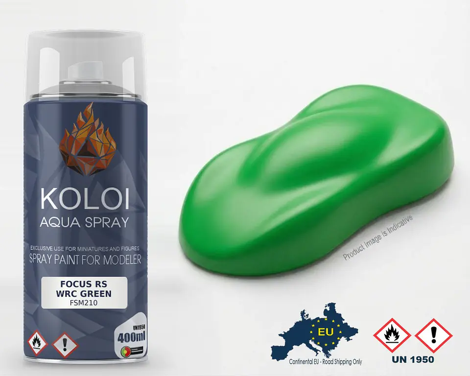 Focus RS WRC Green – Koloi Aqua Spray 400ml 1
