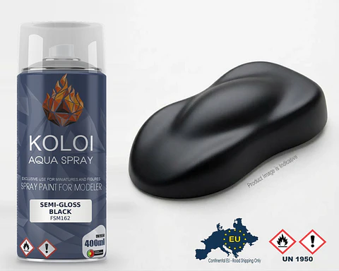 Semi-Gloss Black – Koloi Aqua Spray 400ml