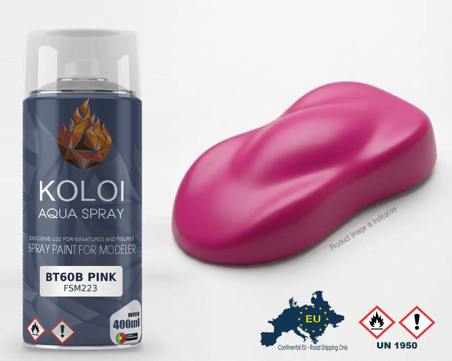 BT60B Pink – Koloi Aqua Spray 400ml 1