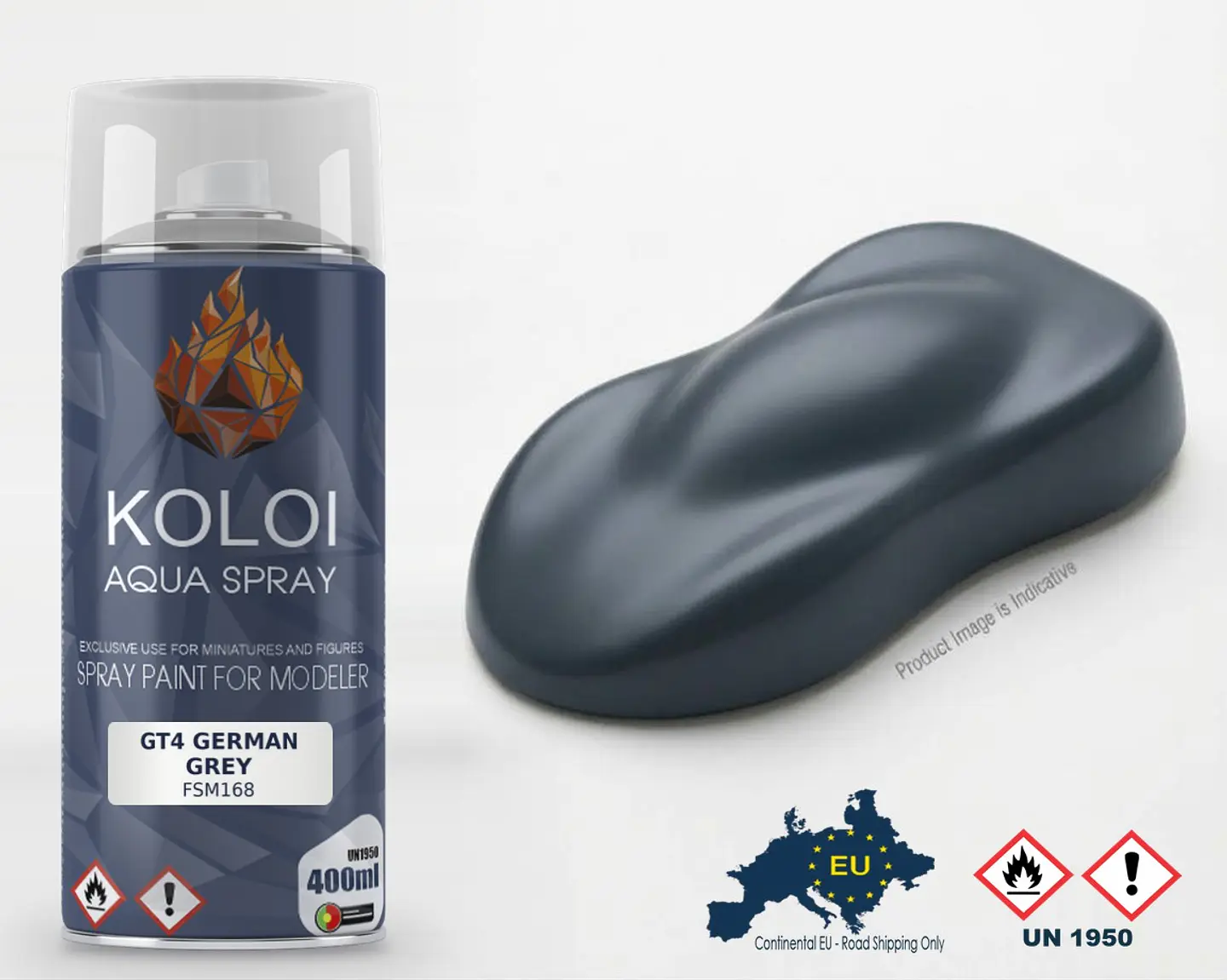 GT4 German Grey – Koloi Aqua Spray 400ml 1