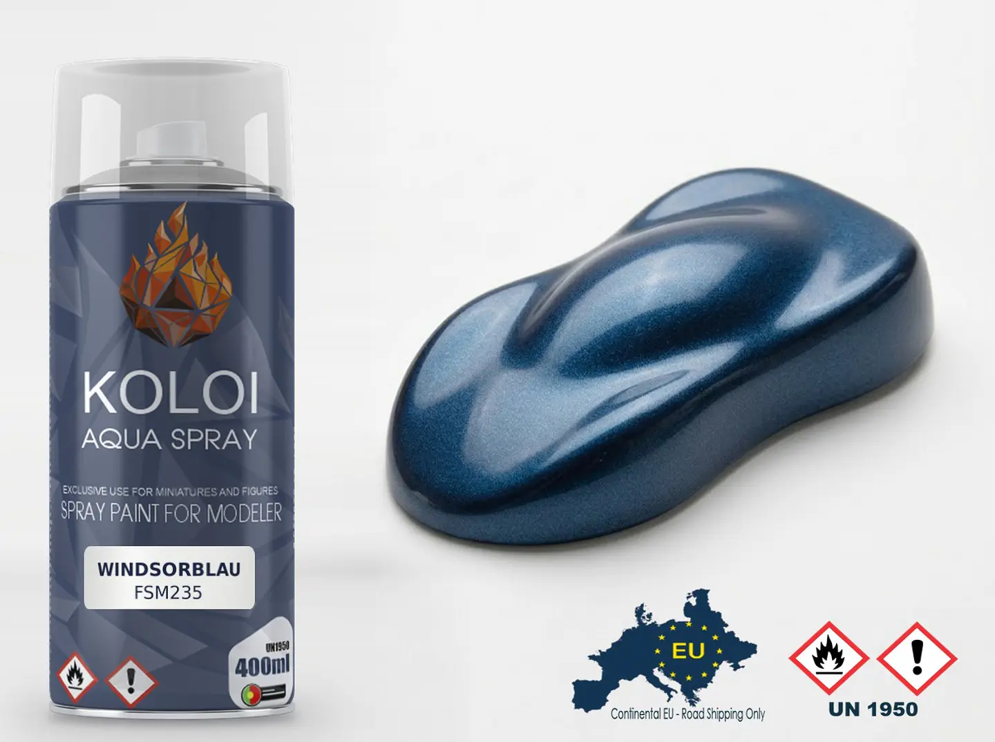 Windsorblau – Koloi Aqua Spray 400ml 1