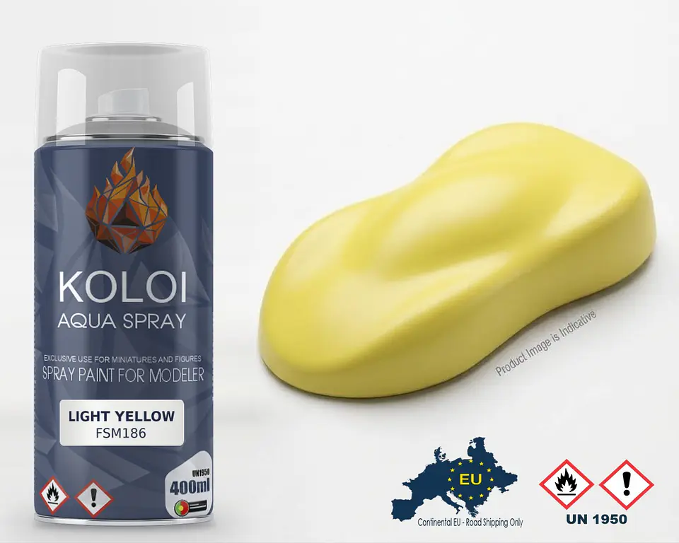 Light Yellow – Koloi Aqua Spray 400ml 1