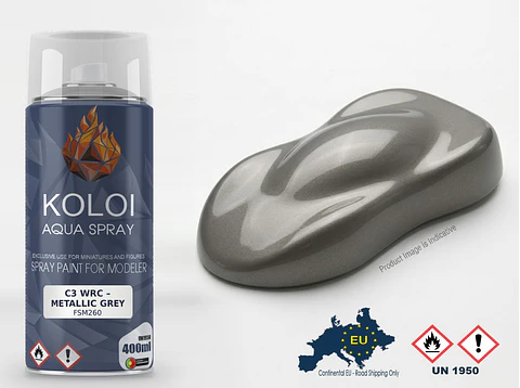 C3 WRC – Metallic Grey – Koloi Aqua Spray 400ml