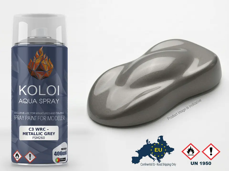 C3 WRC – Metallic Grey – Koloi Aqua Spray 400ml 1