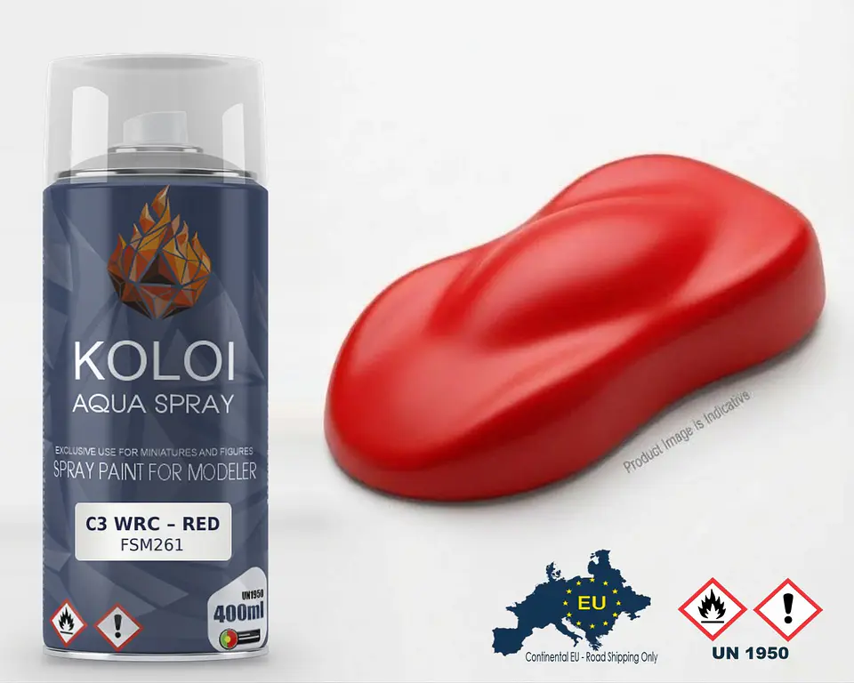 C3 WRC – Red – Koloi Aqua Spray 400ml 1