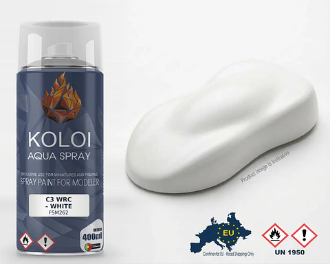 C3 WRC – White – Koloi Aqua Spray 400ml