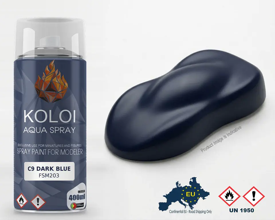 C9 Dark Blue – Koloi Aqua Spray 400ml 1