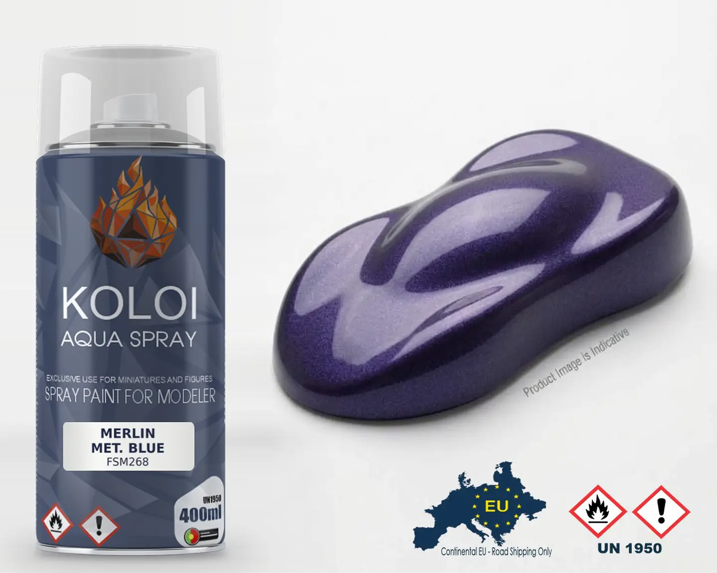 Merlin Met. Blue – Koloi Aqua Spray 400ml 1