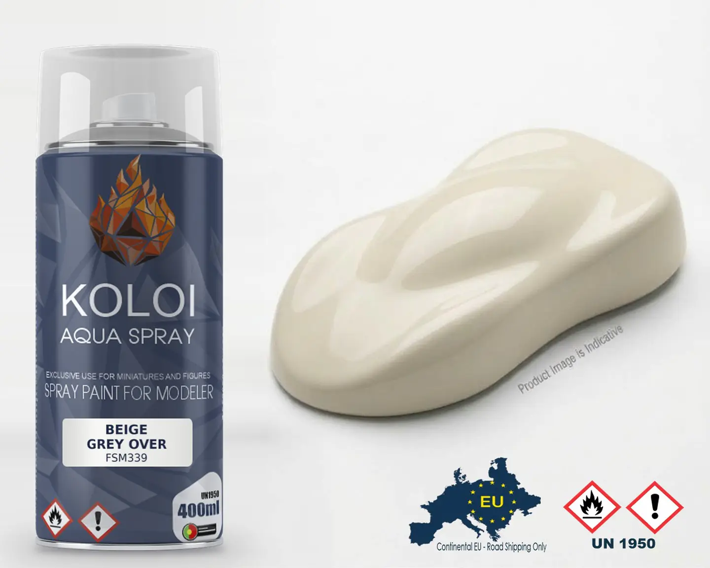 Beige Grey Over – Koloi Aqua Spray 400ml 1