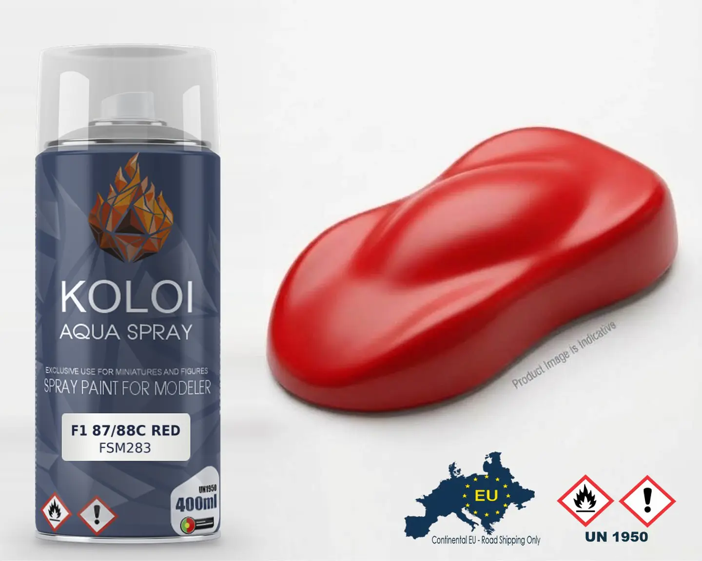 F1 87/88C Red – Koloi Aqua Spray 400ml 1