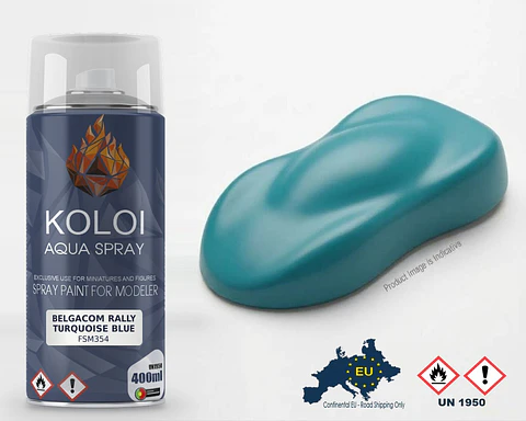 Belgacom Rally Turquoise Blue – Koloi Aqua Spray 400ml