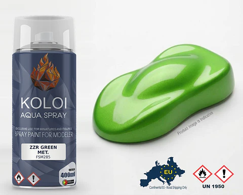 ZZR Green Met. – Koloi Aqua Spray 400ml