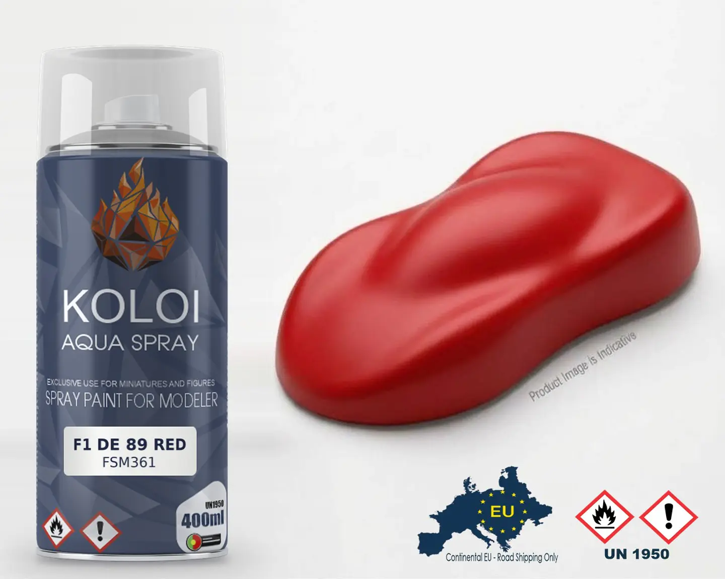 F1 De 89 Red – Koloi Aqua Spray 400ml 1