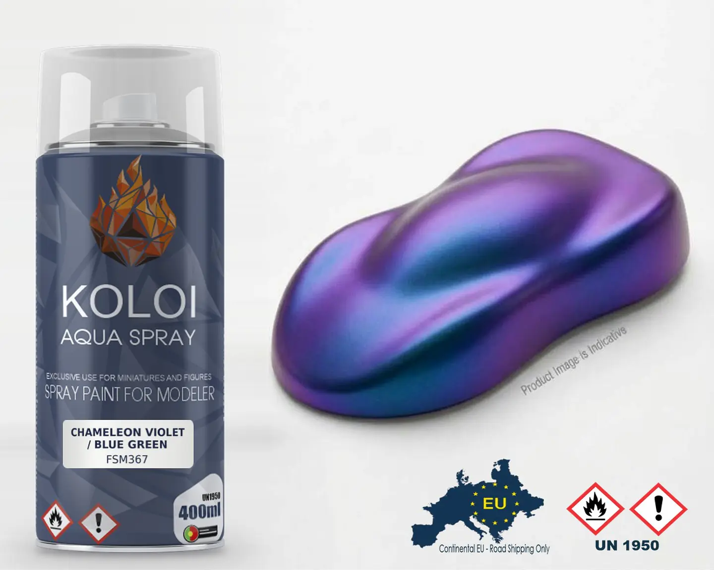 Chameleon Violet / Blue Green – Koloi Aqua Spray 400ml 1