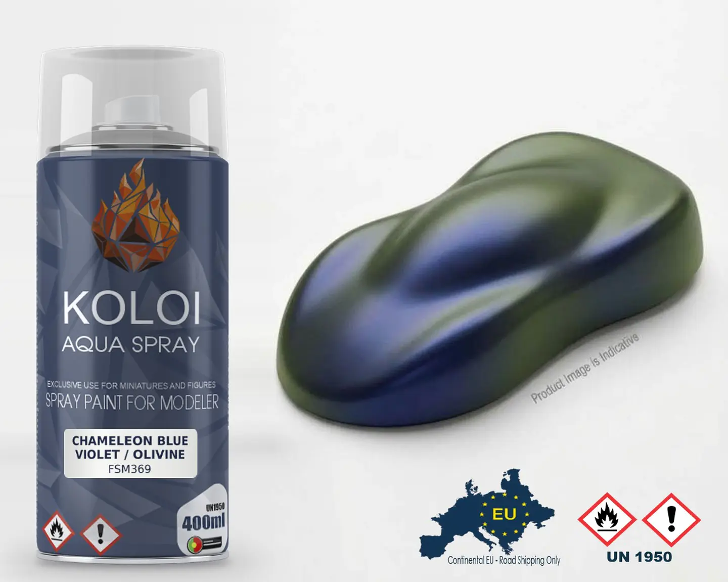 Chameleon Blue Violet / Olivine – Koloi Aqua Spray 400ml 1