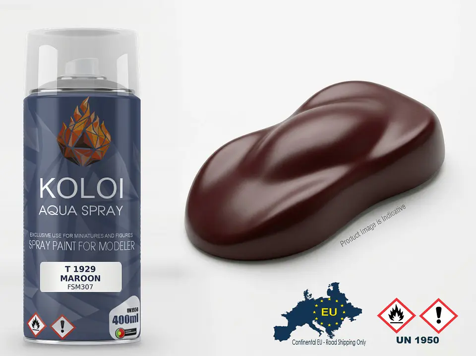T 1929 Maroon – Koloi Aqua Spray 400ml 1