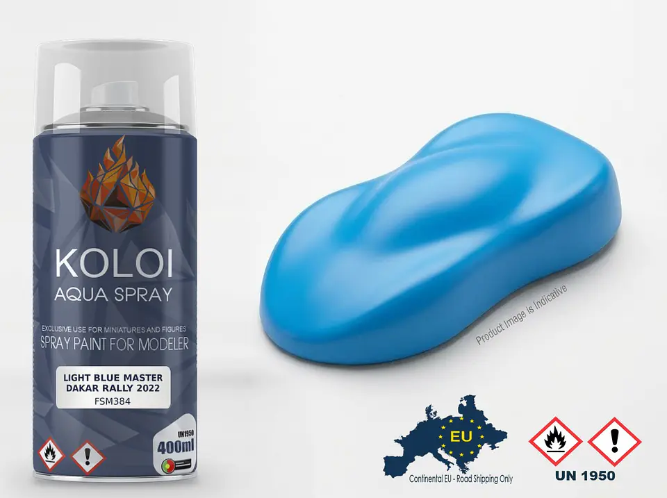 Light Blue Master Dakar Rally 2022 – Koloi Aqua Spray 400ml 1
