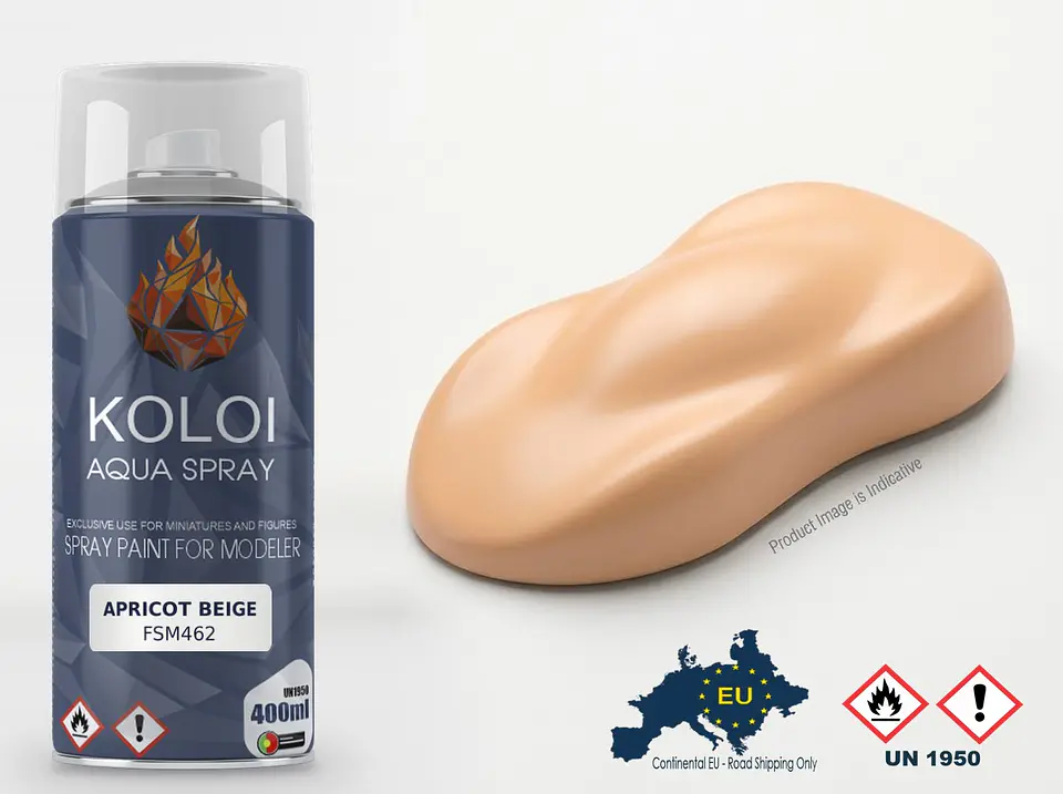 Apricot Beige – Koloi Aqua Spray 400ml 1