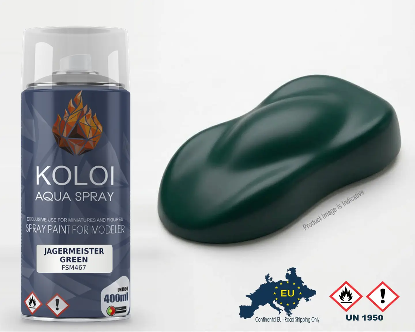 Jagermeister Green – Koloi Aqua Spray 400ml 1