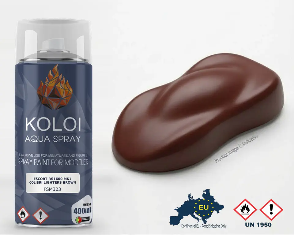 Escort RS1600 Mk1 Colibri Lighters Brown – Koloi Aqua Spray 400ml 1