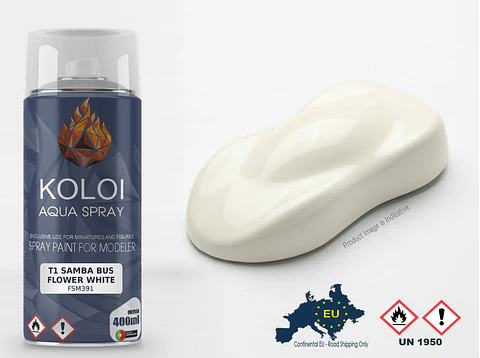 T1 Samba Bus Flower White – Koloi Aqua Spray 400ml