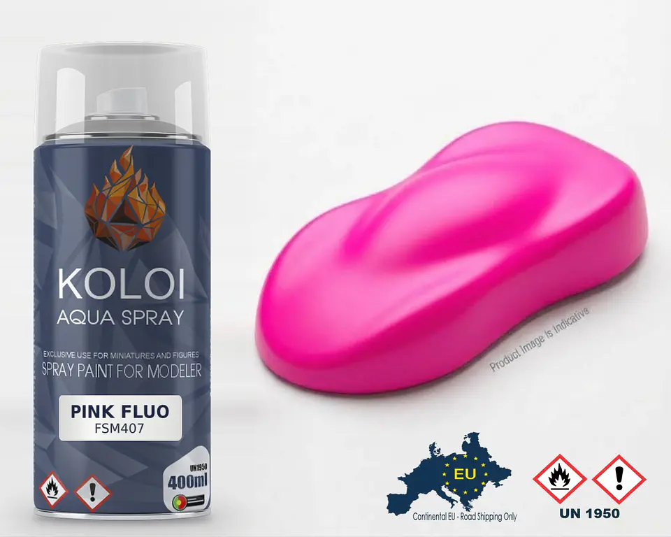 Pink Fluo – Koloi Aqua Spray 400ml 1