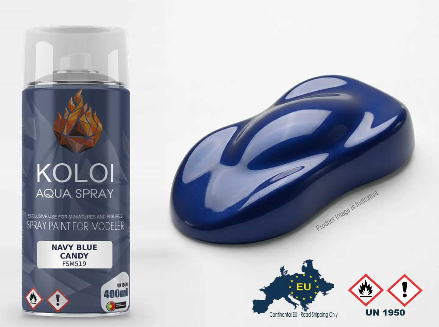 Navy Blue Candy – Koloi Aqua Spray 400ml 1