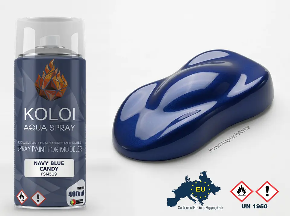 Navy Blue Candy – Koloi Aqua Spray 400ml 1