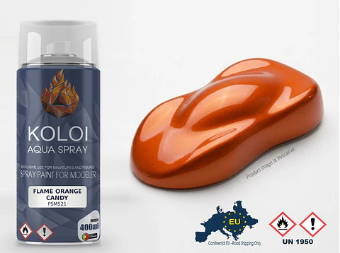 Flame Orange Candy – Koloi Aqua Spray 400ml