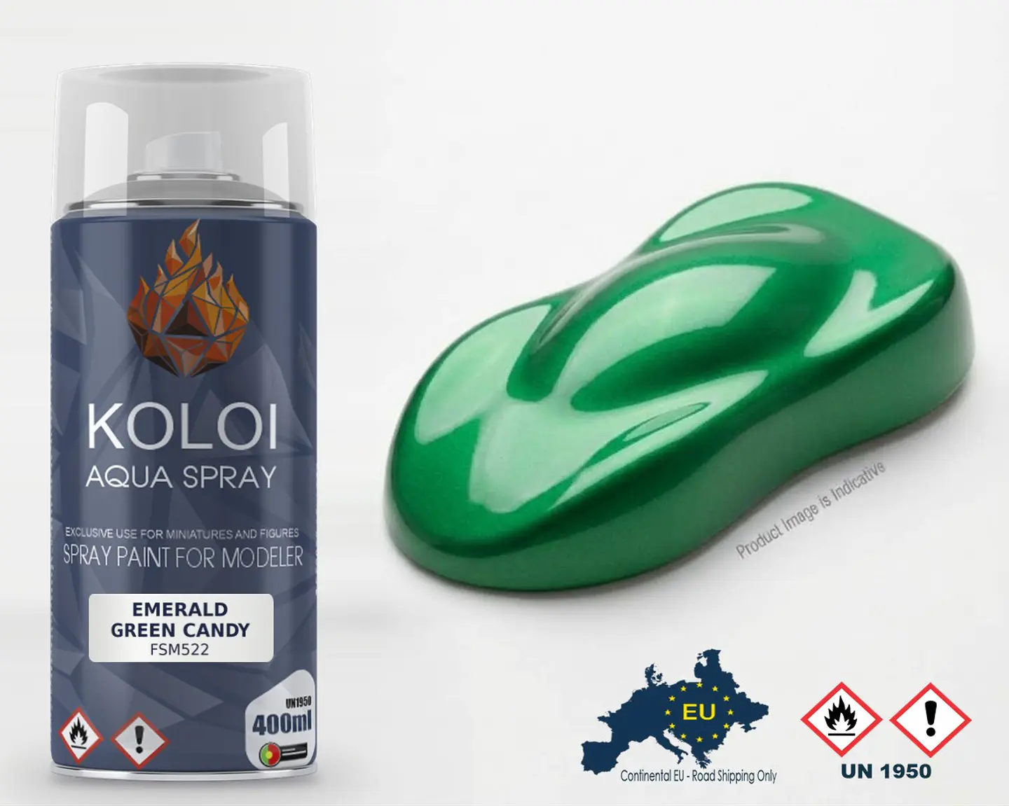 Emerald Green Candy – Koloi Aqua Spray 400ml 1