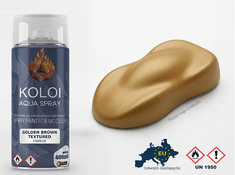 Golden Brown Textured – Koloi Aqua Spray 400ml