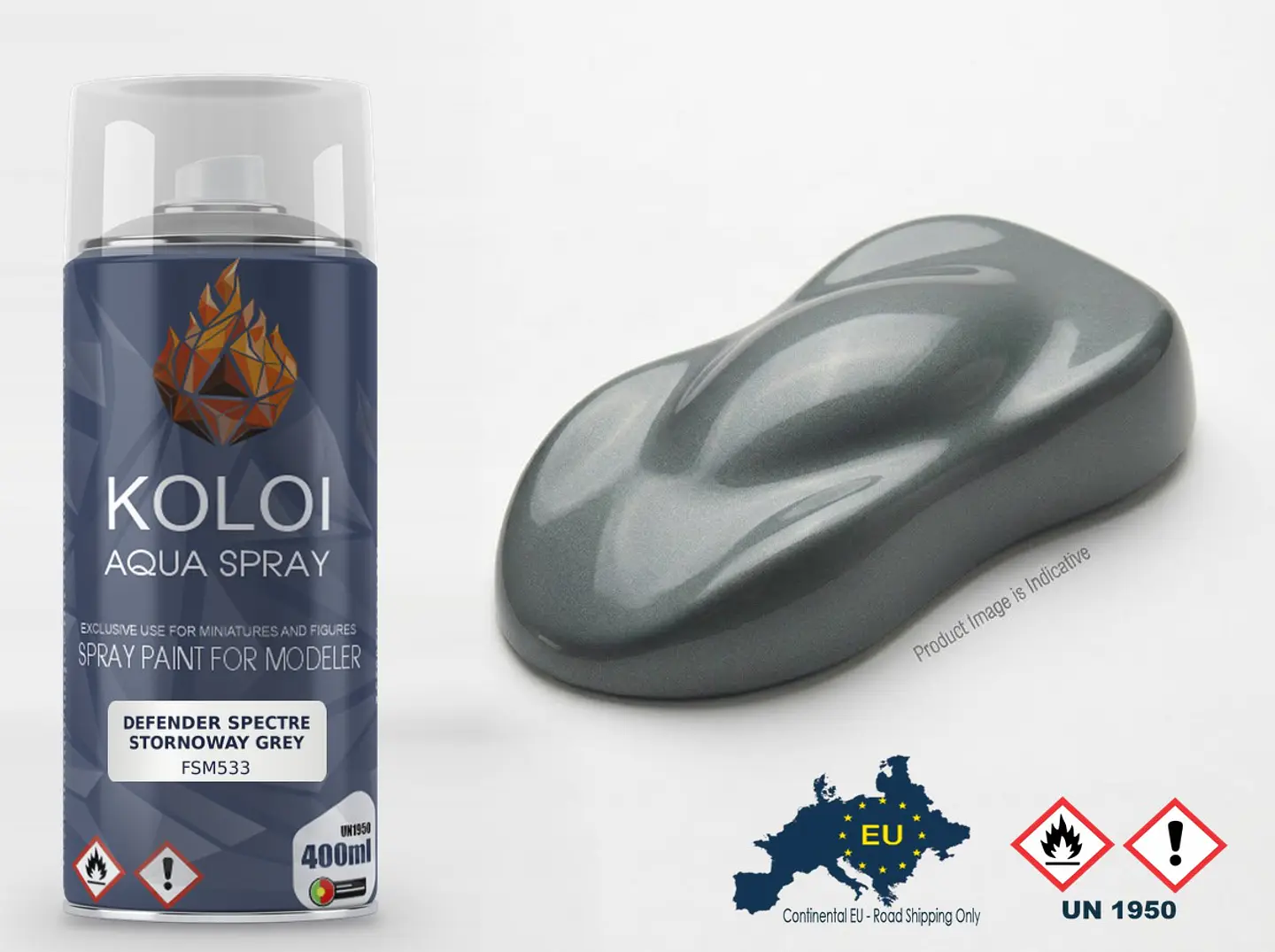 Defender Spectre Stornoway Grey – Koloi Aqua Spray 400ml 1