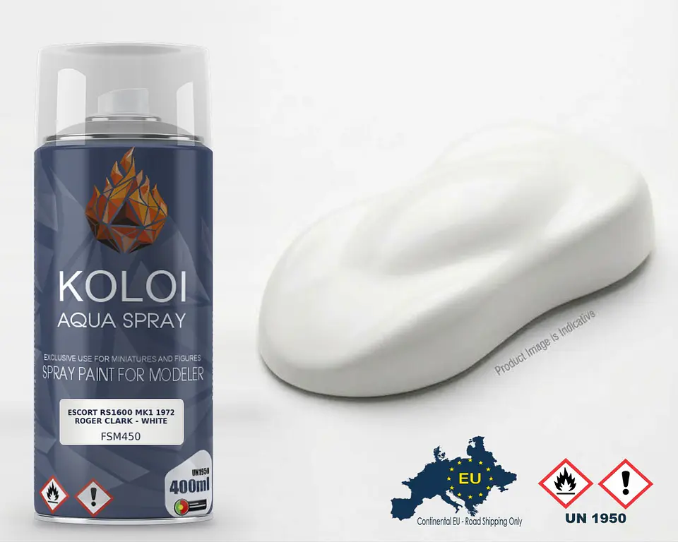 Escort RS1600 Mk1 1972 Roger Clark - White – Koloi Aqua Spray 400ml 1