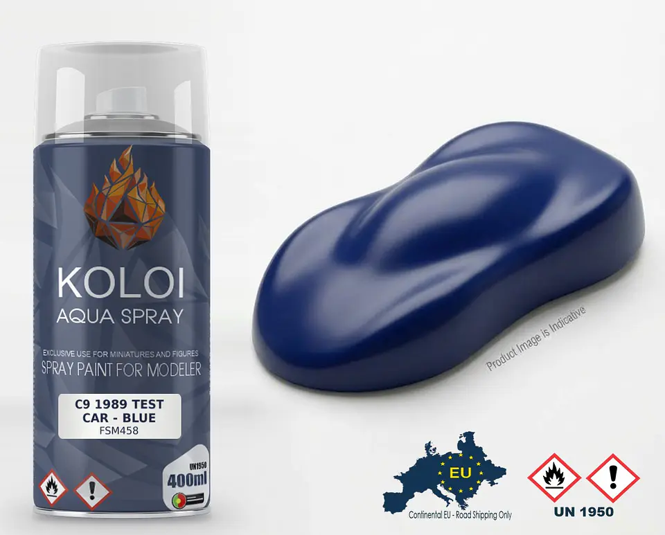 C9 1989 Test Car - Blue – Koloi Aqua Spray 400ml 1